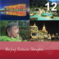 Beijing, Sichuan and Shanghai, 12 days